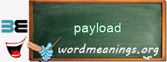 WordMeaning blackboard for payload